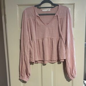 Altar'd State Dusty Pink Blouse